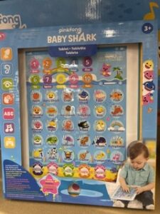 baby shark tablet toy
