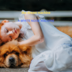 girl and dog sleeping